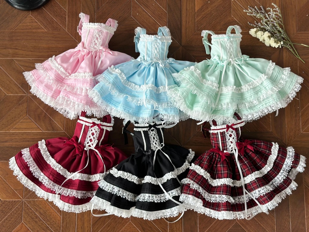 「受注」꒰四月桜物語꒱「1/4ドール服 MDD/OF」