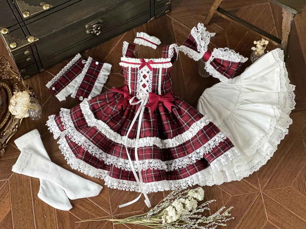 「受注」꒰四月桜物語꒱「1/4ドール服 MDD/OF」