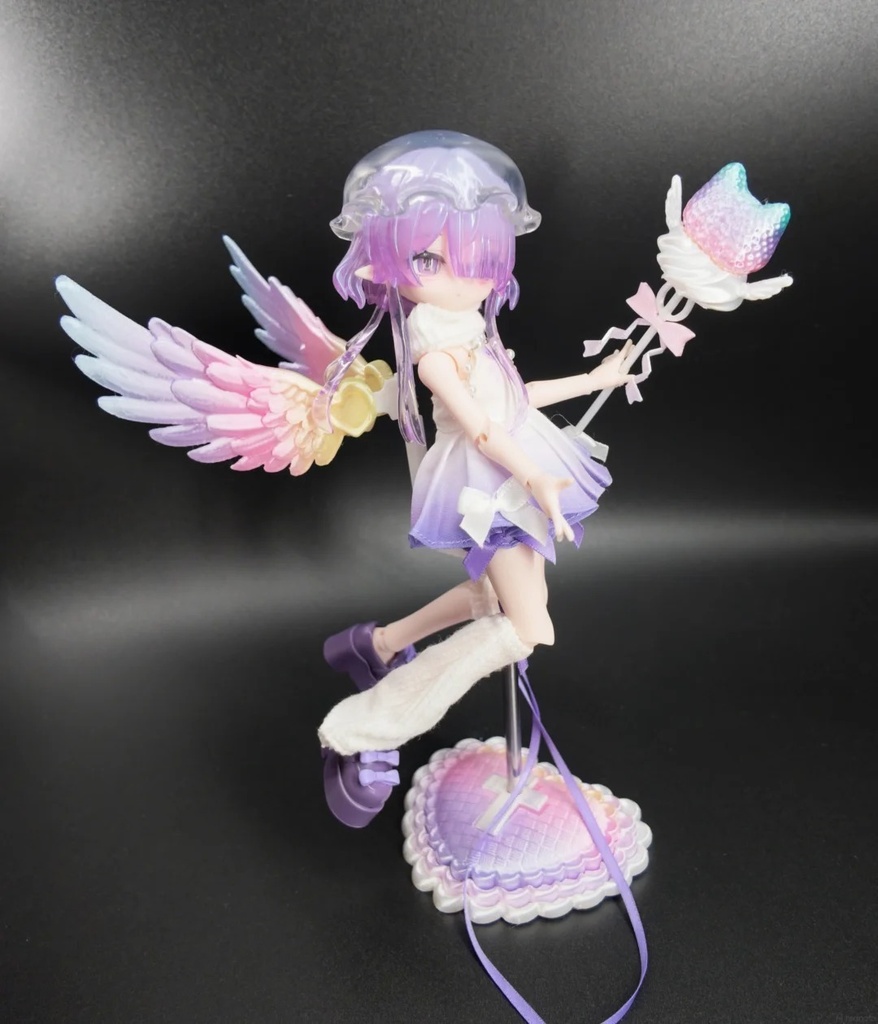 「受注」꒰こねこのいちご魔法🍓꒱「1/4・1/6ドール用ステッキ 」