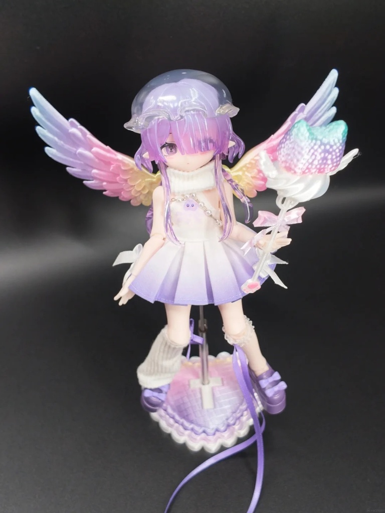 「受注」꒰こねこのいちご魔法🍓꒱「1/4・1/6ドール用ステッキ 」