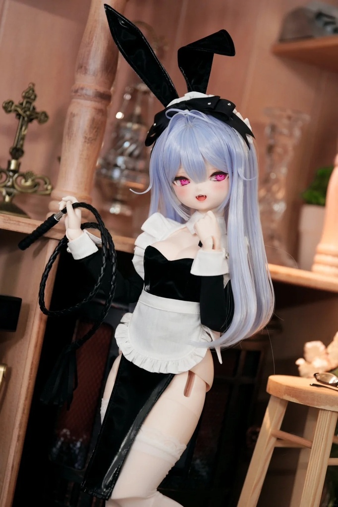 「受注」꒰うさ耳メイド꒱「1/4・1/3ドール服 MDD, MSD, SD16/OF」