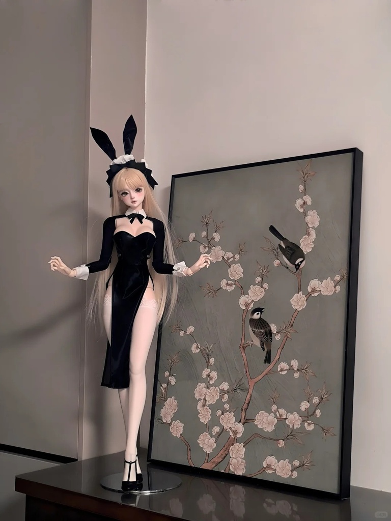 「受注」꒰うさ耳メイド꒱「1/4・1/3ドール服 MDD, SD16/OF」