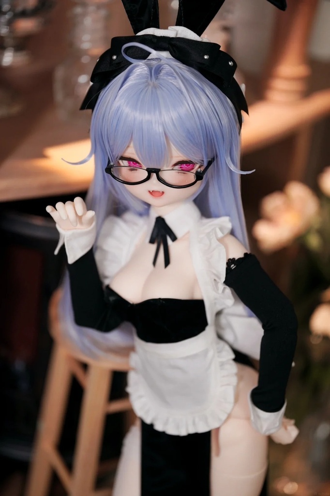 「受注」꒰うさ耳メイド꒱「1/4・1/3ドール服 MDD, MSD, SD16/OF」