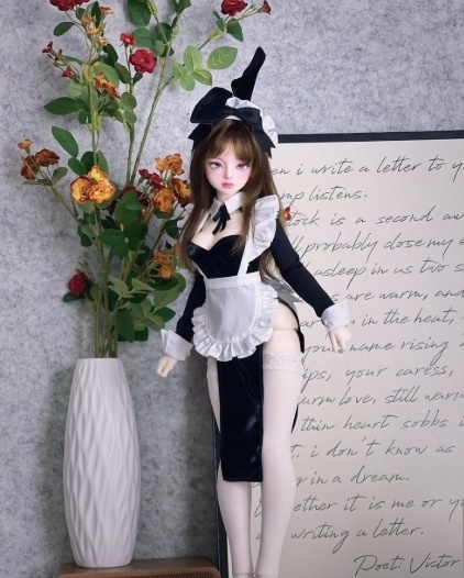 「受注」꒰うさ耳メイド꒱「1/4・1/3ドール服 MDD, MSD, SD16/OF」