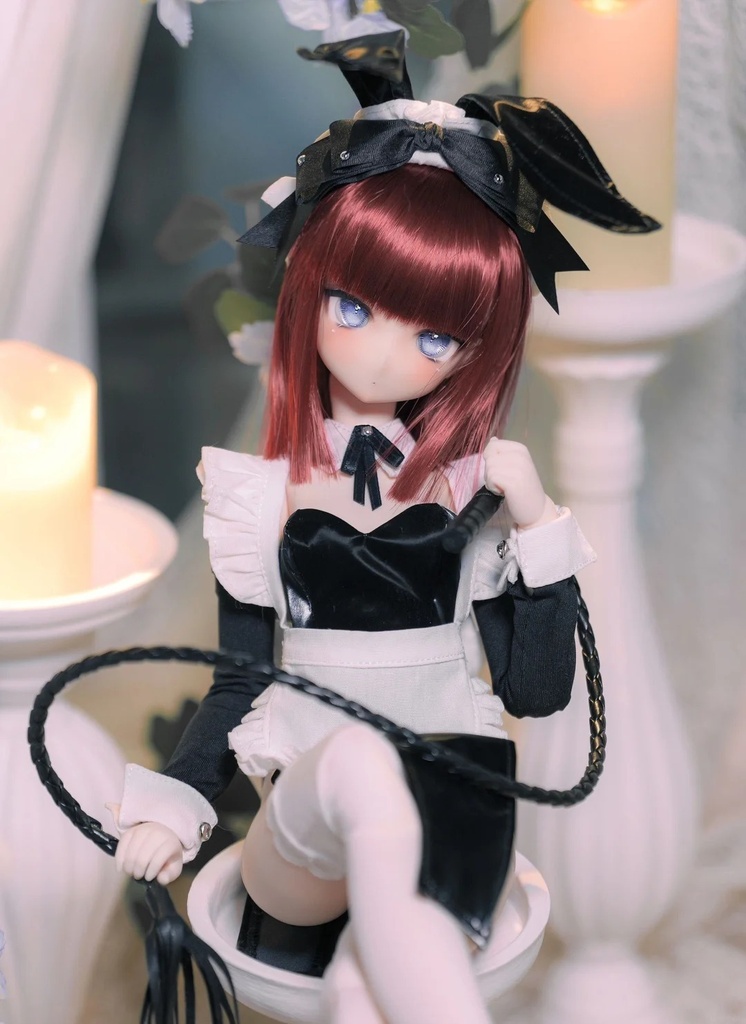 「受注」꒰うさ耳メイド꒱「1/4・1/3ドール服 MDD, MSD, SD16/OF」