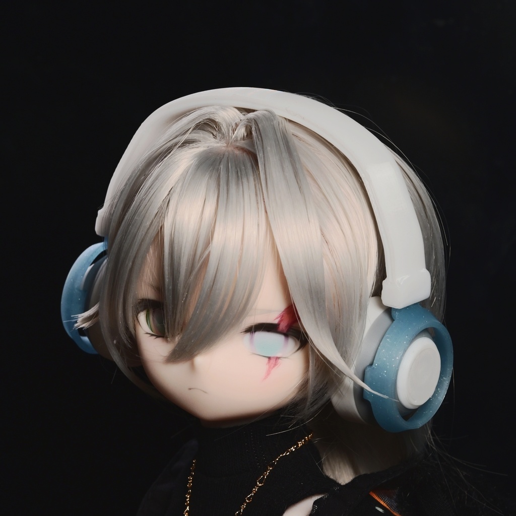 「受注」꒰キャンディビーツ🎧꒱「1/12, 1/6, 1/4ドールサイズ・ヘッドホン」
