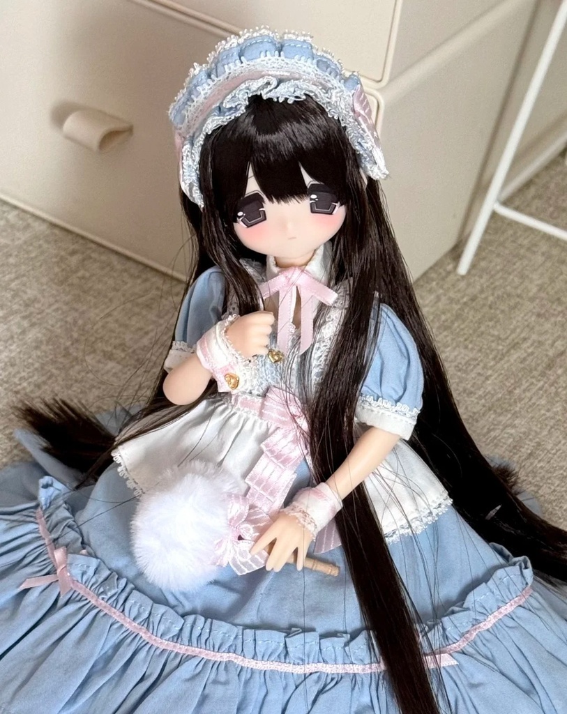「受注」꒰Anglacatt 天使にゃん SS01꒱「植毛ドールヘッド」