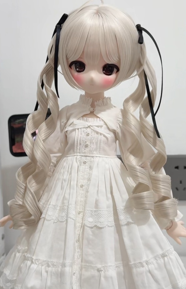 「在庫」꒰コットンキャンディ꒱「8～9イinch ハンドメイドウイッグ」