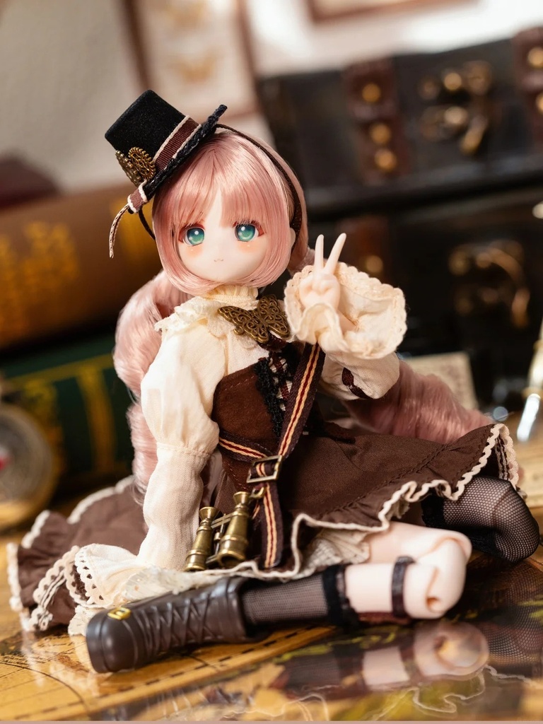 「受注」꒰時の隙とオルゴール ꒱「1/6 BJD 植毛ドール」ブラインドボックス