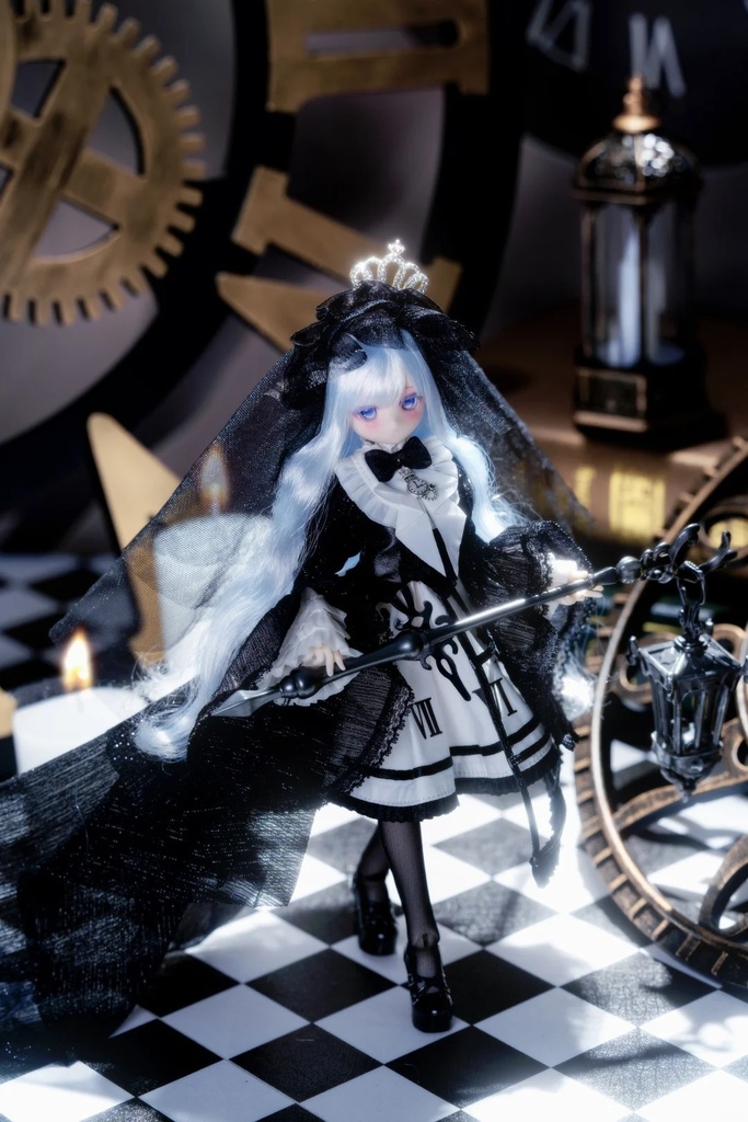 「受注」꒰時の隙とオルゴール ꒱「1/6 BJD 植毛ドール」ブラインドボックス