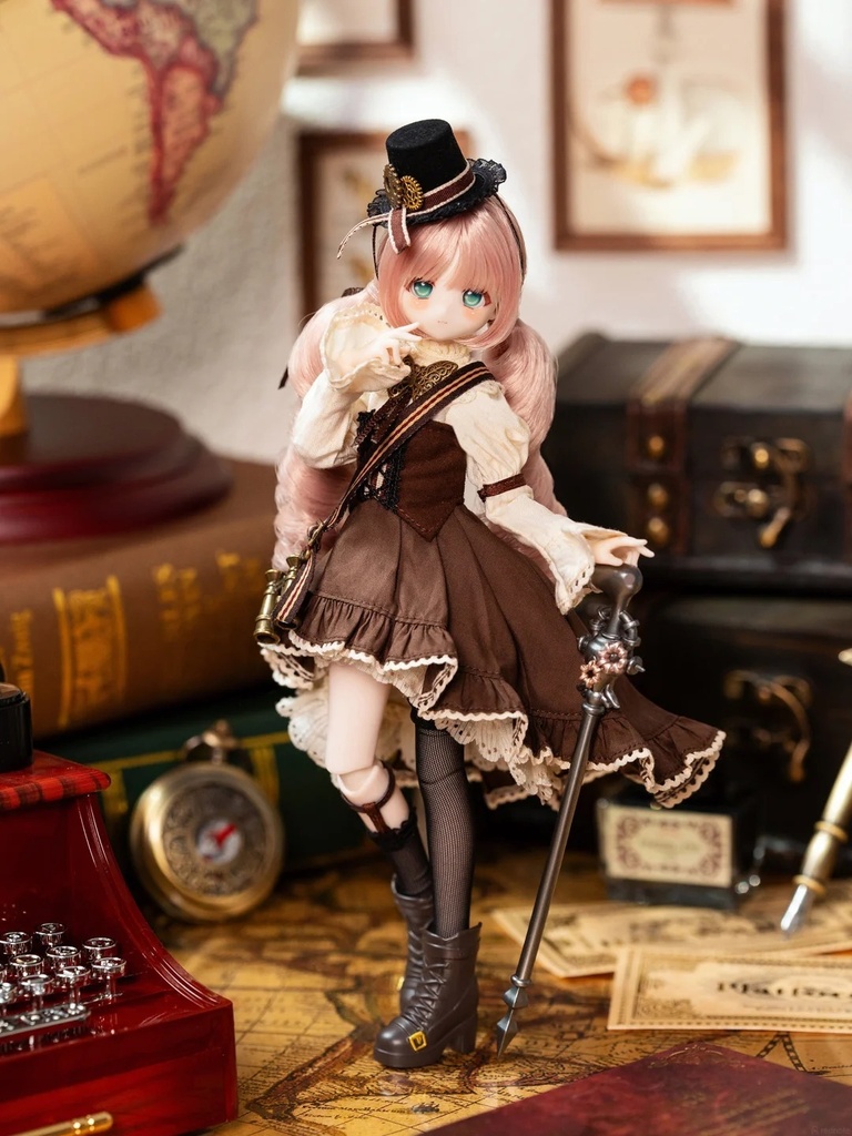 「受注」꒰時の隙とオルゴール ꒱「1/6 BJD 植毛ドール」ブラインドボックス