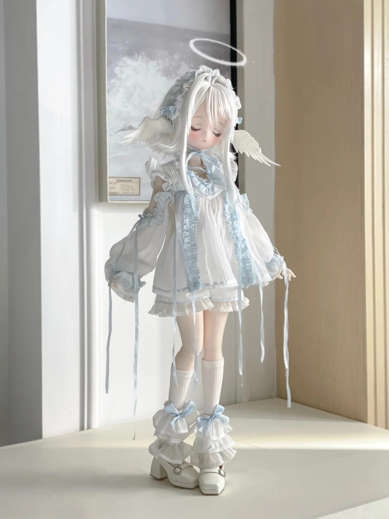 「受注」꒰天使の逃避行꒱「1/4ドール服 MDD, KUMAKO/OF」