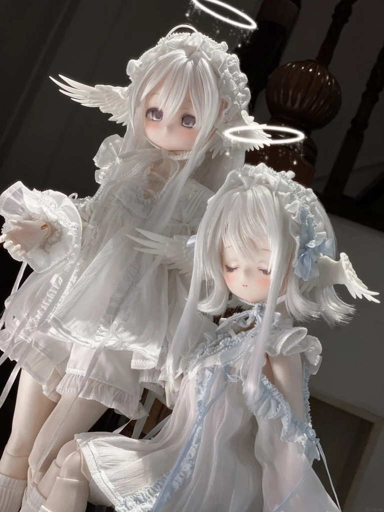 「受注」꒰天使の逃避行꒱「1/4ドール服 MDD, KUMAKO/OF」