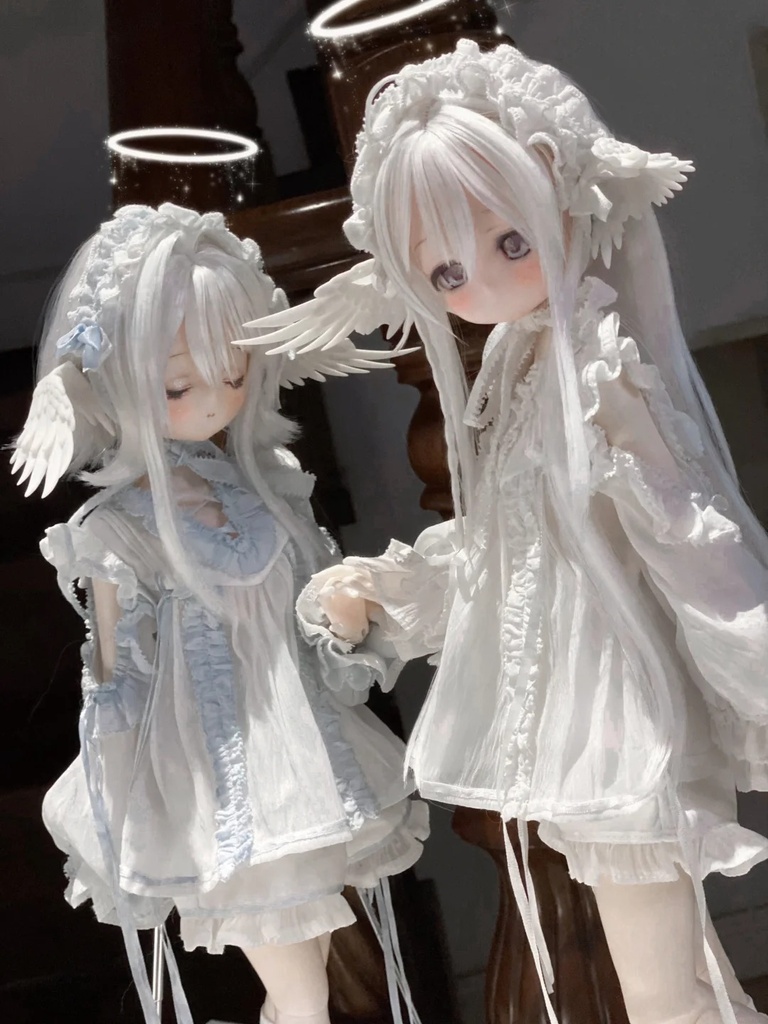 「受注」꒰天使の逃避行꒱「1/4ドール服 MDD, KUMAKO/OF」