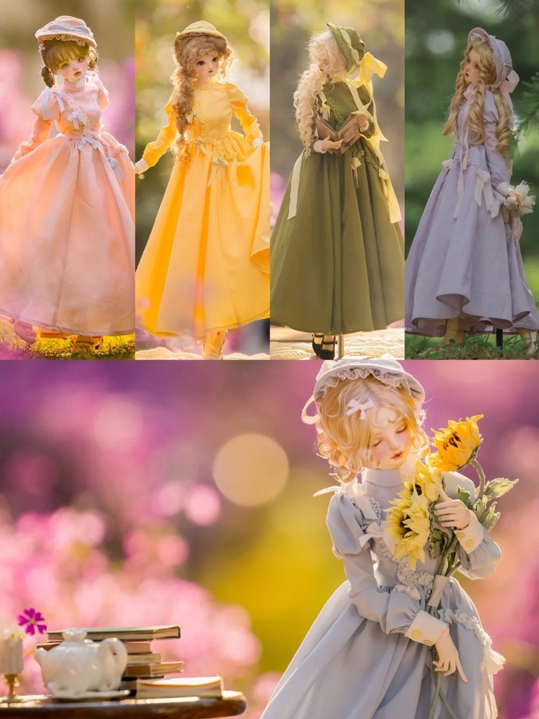 「受注」꒰メアリーのランチ꒱「1/3ドール・1/4ドール服 MDD, MSD, DDM/OF」