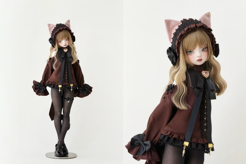 !数量限定!꒰こねこからの贈り物 SP.ver꒱「1/4ドール服 MDD/OF」