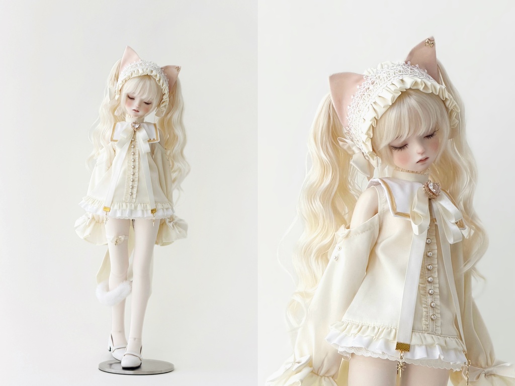 !数量限定!꒰こねこからの贈り物 SP.ver꒱「1/4ドール服 MDD/OF」