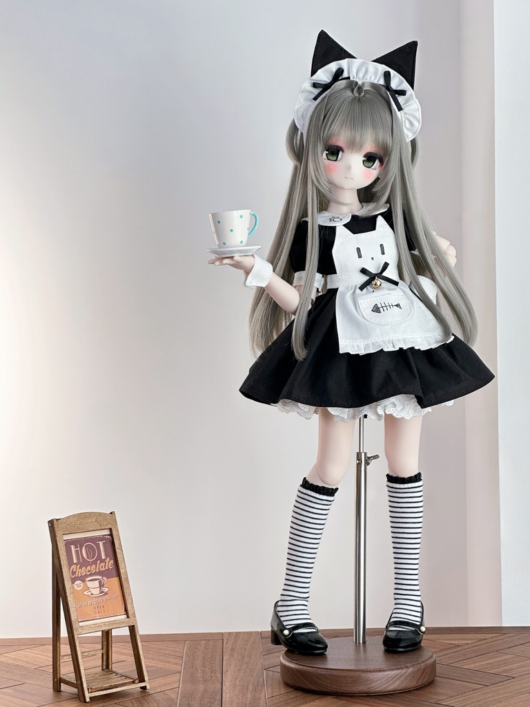 「在庫」꒰こねこメイド꒱「1/4ドール服 MDD/OF」