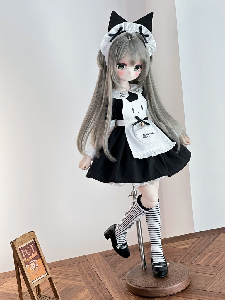 「在庫」꒰こねこメイド꒱「1/4ドール服 MDD/OF」