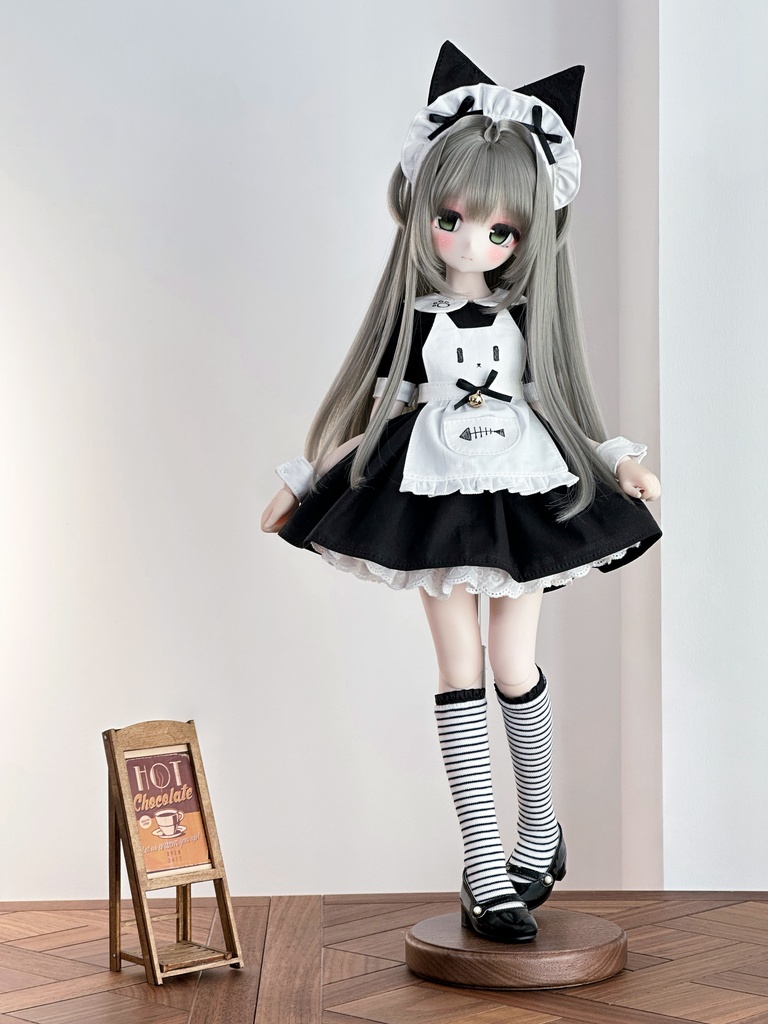 「在庫」꒰こねこメイド꒱「1/4ドール服 MDD/OF」