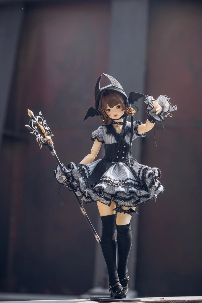 !数量限定!「在庫」꒰夜影の魔女꒱「1/4ドール服 MDD, MSD/OF」