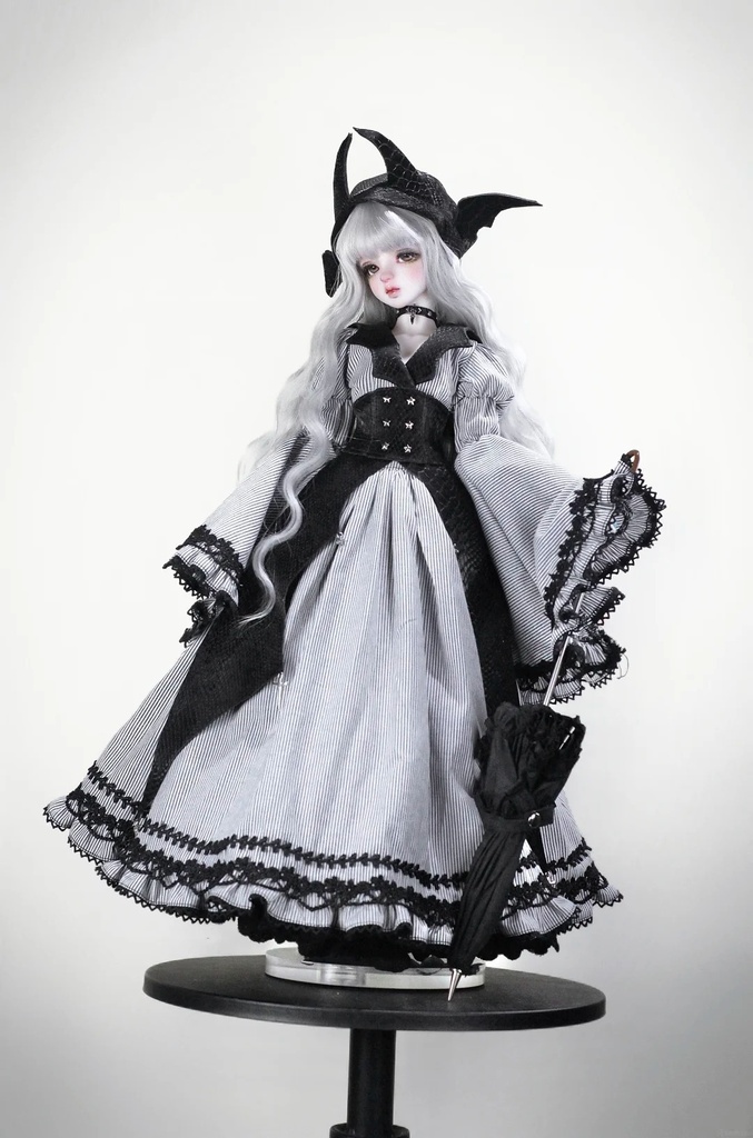 「在庫」꒰夜影の魔女꒱「1/4ドール服 MDD, MSD/OF」