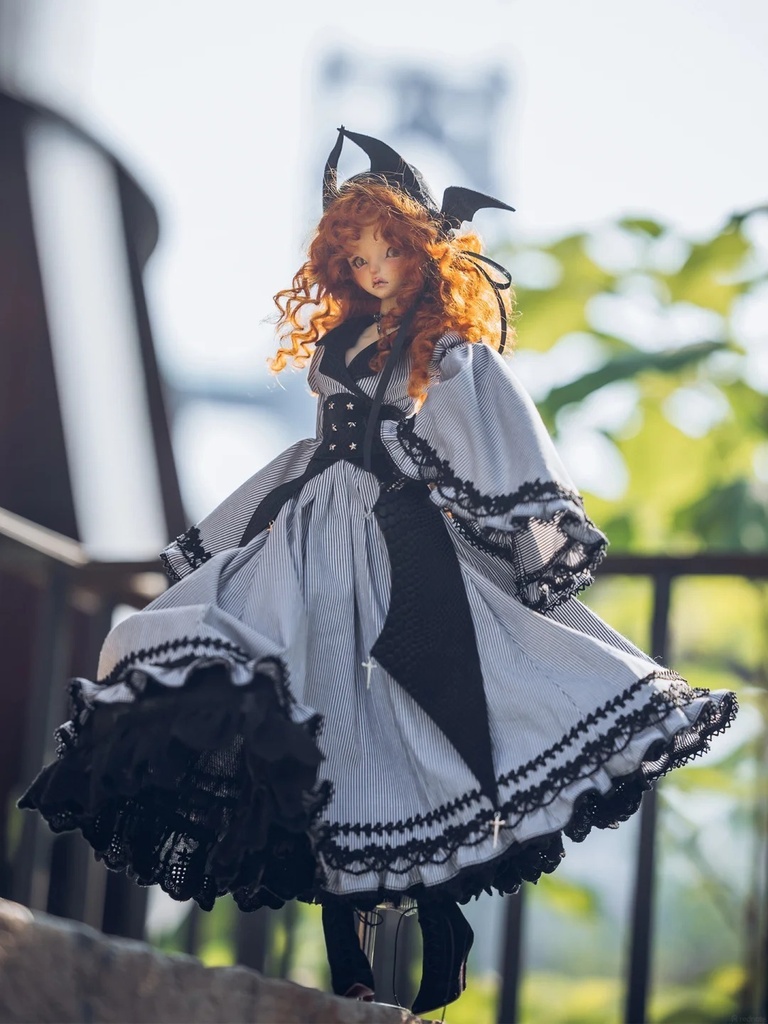 !数量限定!「在庫」꒰夜影の魔女꒱「1/4ドール服 MDD, MSD/OF」