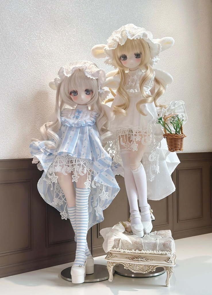 「受注」꒰ふわふわ天使꒱「1/4ドール服 MDD/OF」
