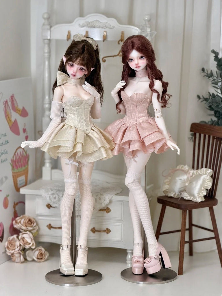 「受注限定」꒰小さなアイドル꒱「1/3ドール・1/4ドール服 MDD, DD, SD16/OF」