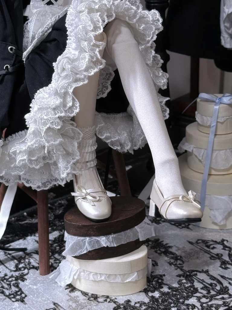 「受注」꒰夢色の旋律꒱「1/4ドール靴 MDD/OF」