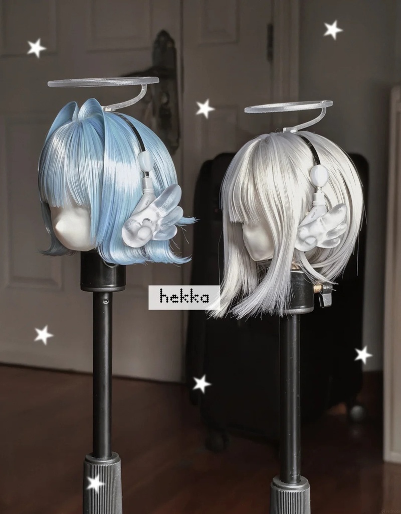 「受注」꒰ʚ天使の残響ɞ꒱「1/6, 1/4, 1/3ドールサイズ・ヘッドホン」