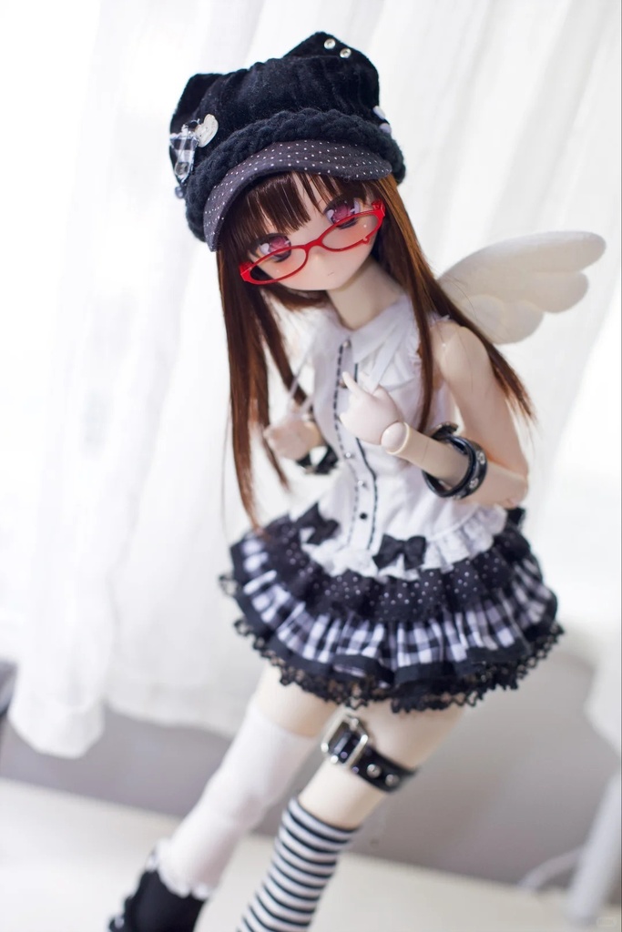 「受注」꒰黒猫主義🖤꒱「1/4ドール服 MDD/OF」
