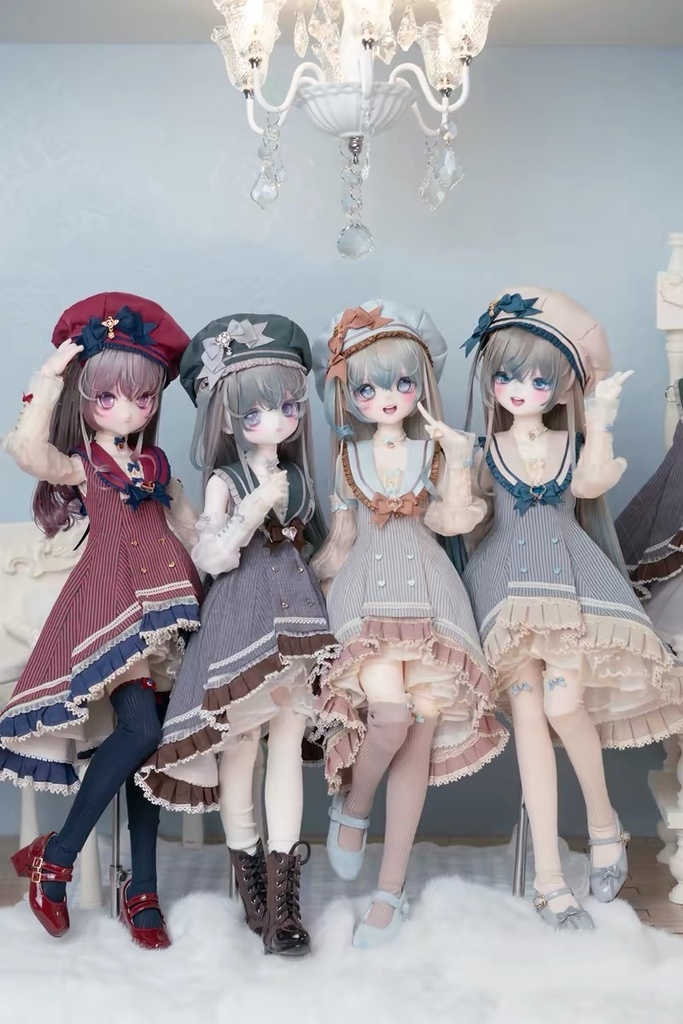 「 受注」꒰ときめき手帖꒱「1/4ドール服 MDD, MSD, SDM, KUMAKO/OF」