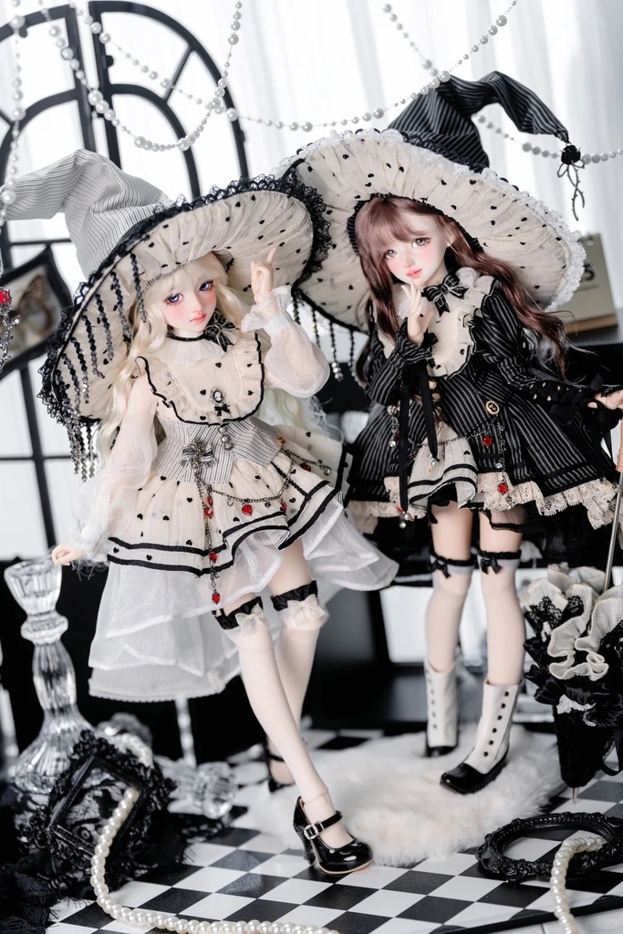 「受注」꒰魔女出撃꒱「1/4ドール服 MDD,MSD,KUMAKO/OF」