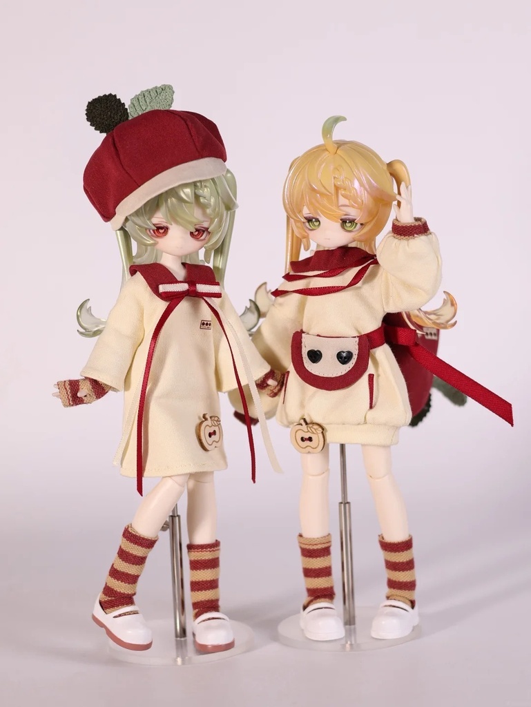 「受注」꒰栗🌰と林檎🍎꒱「1/8ドール,1/12ドール, OB11/OF」