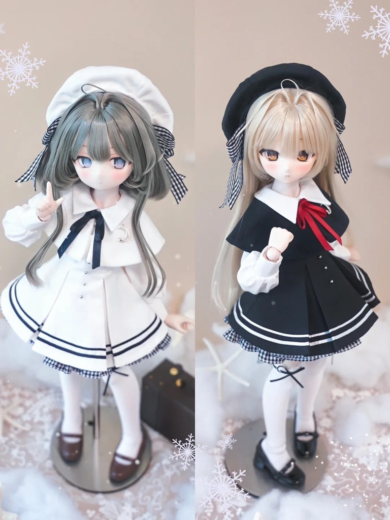 「受注」꒰雪明かりの空꒱「1/6ドール · 1/4ドール服 MDD, Azone/OF」