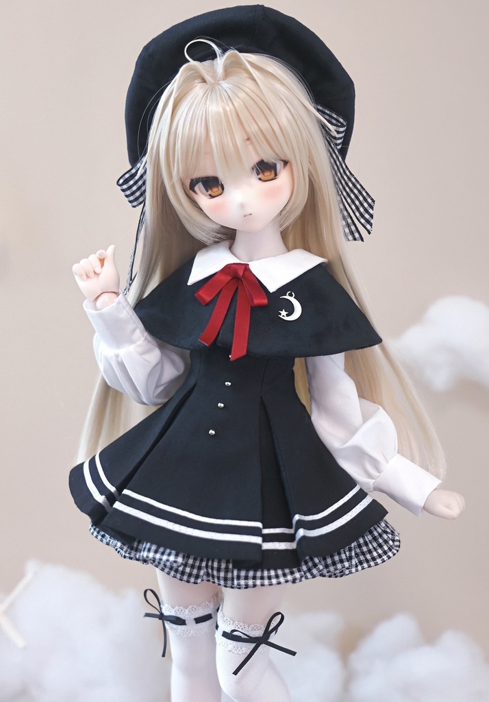 「受注」꒰雪明かりの空꒱「1/6ドール · 1/4ドール服 MDD, Azone/OF」