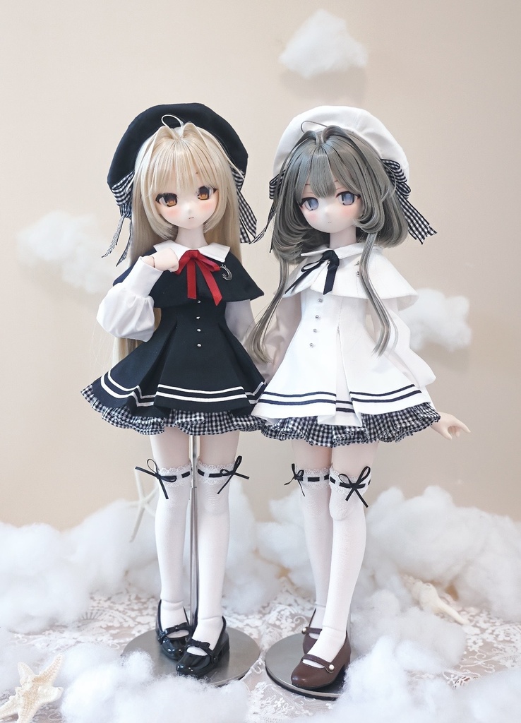 「受注」꒰雪明かりの空꒱「1/6ドール · 1/4ドール服 MDD, Azone/OF」