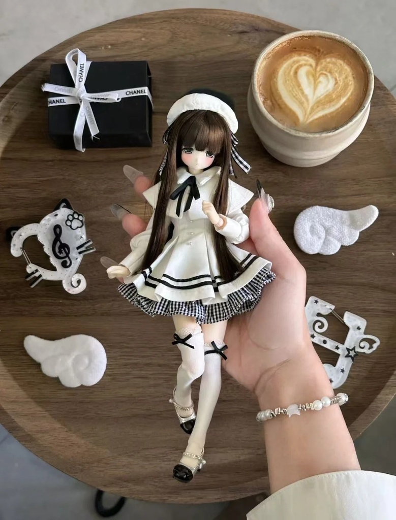 「受注」꒰雪明かりの空꒱「1/6ドール · 1/4ドール服 MDD, Azone/OF」