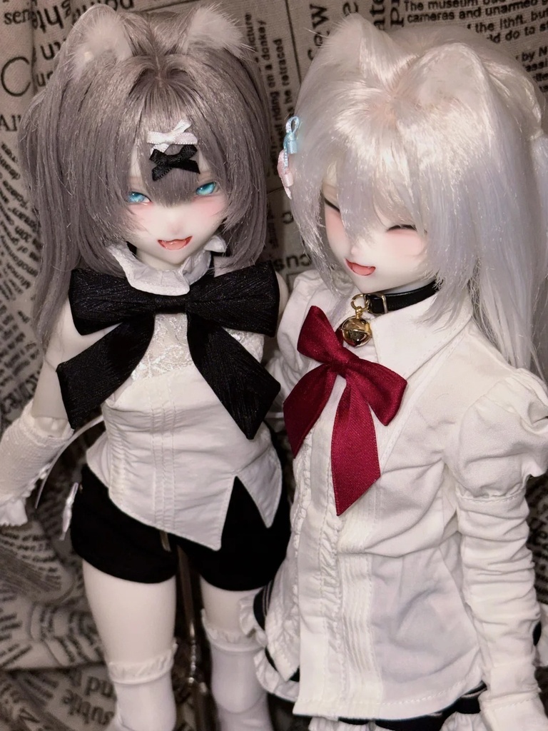 「受注」꒰ヘイちゃん × ニャちゃん꒱「ドールヘッド」