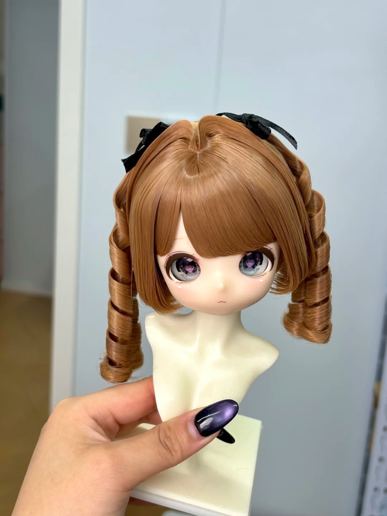 「受注」꒰くるくるちゃん꒱「8~9inch ウイッグ」