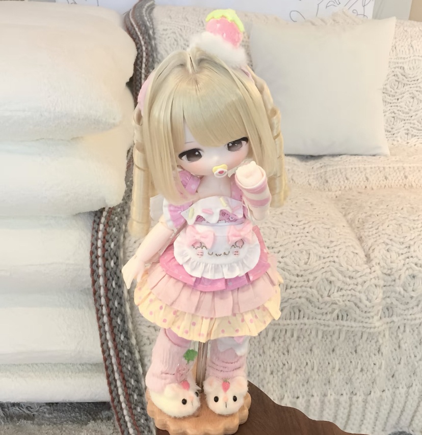 「受注」꒰くるくるちゃん꒱「8~9inch ウイッグ」