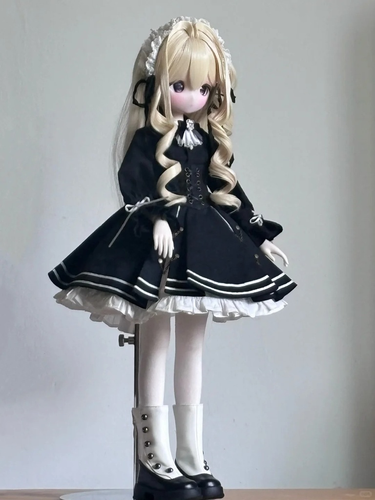 「受注」꒰黒白の誓い꒱「1/4ドール服 MSD, MDD, KUMAKO/OF」