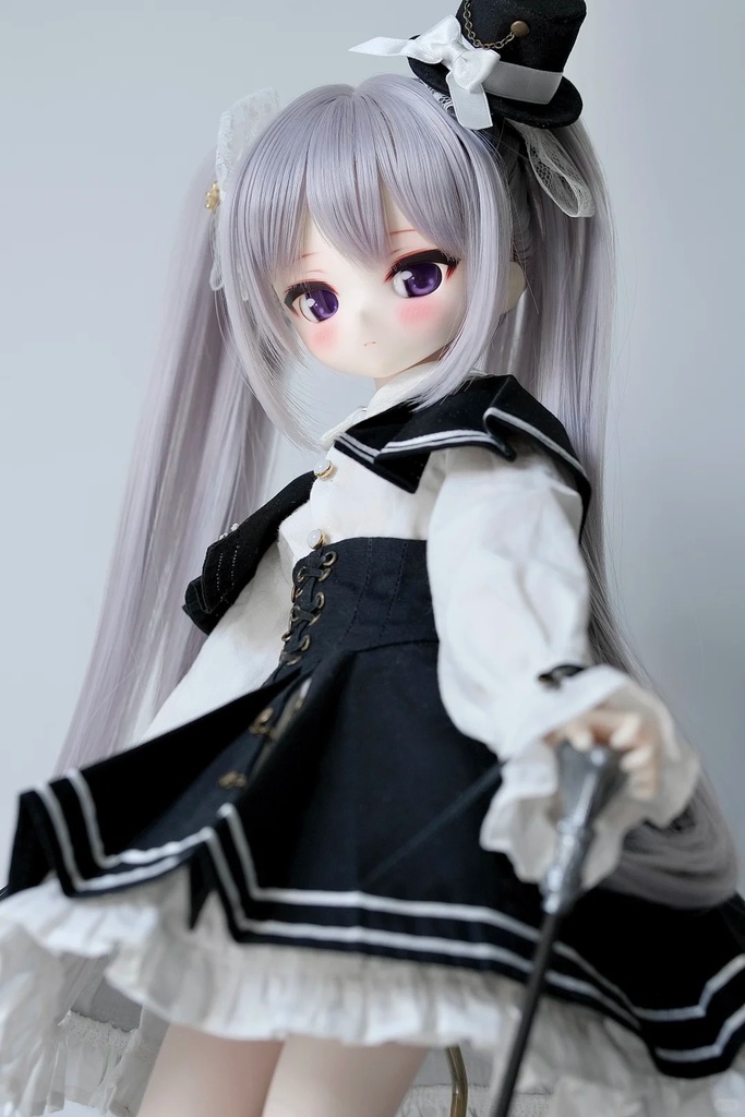 「受注」꒰黒白の誓い꒱「1/4ドール服 MSD, MDD, KUMAKO/OF」