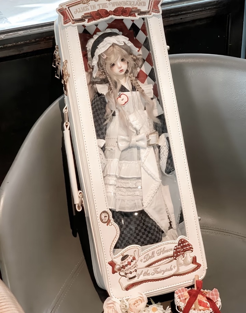 「受注」꒰白うさぎの扉꒱「1/4ドール用ケース」