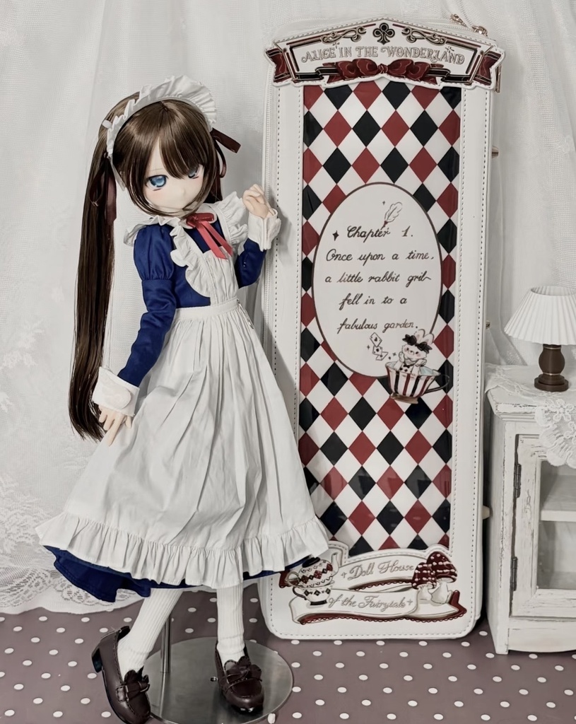 「受注」꒰白うさぎの扉꒱「1/4ドール用ケース」