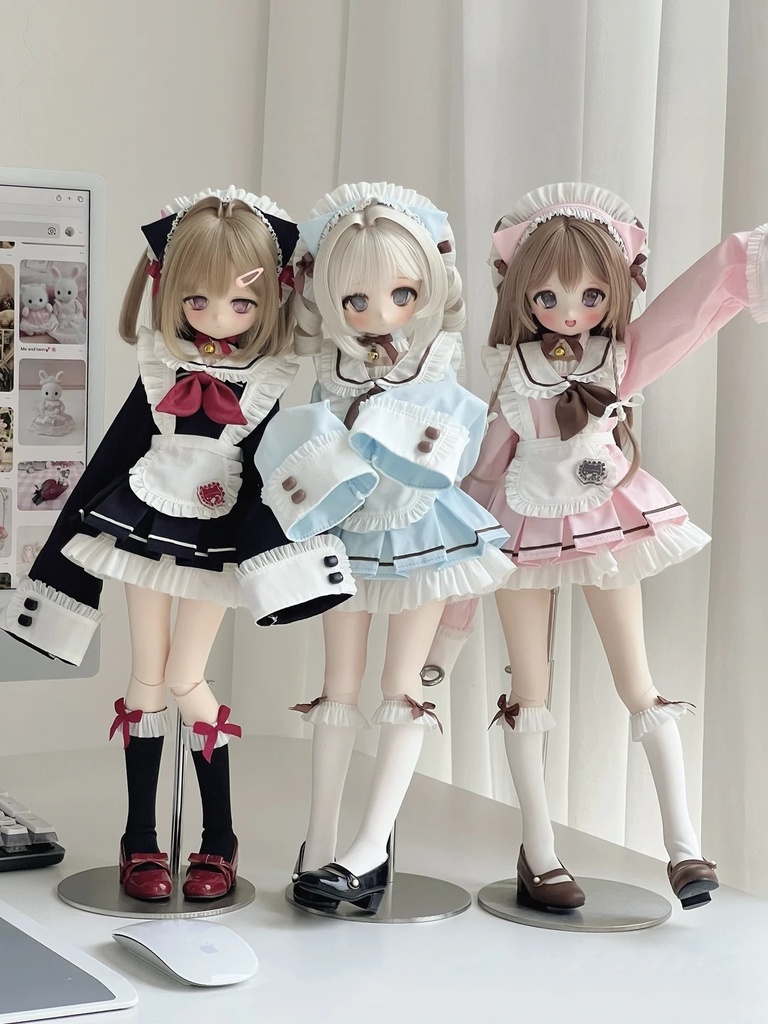 「受注」꒰ねこねこ喫茶店꒱「1/4ドール服 MDD/OF」