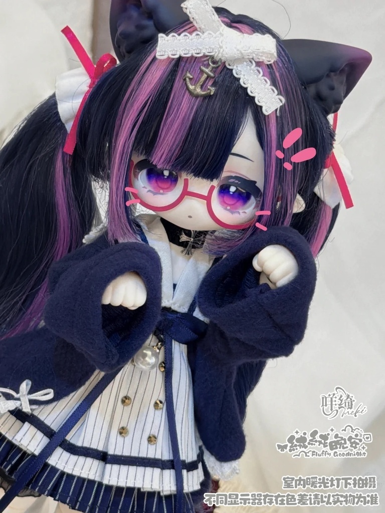 「受注」꒰もふもふおやすみ☁꒱「1/6 BJD 植毛ドール」ブラインドボックス