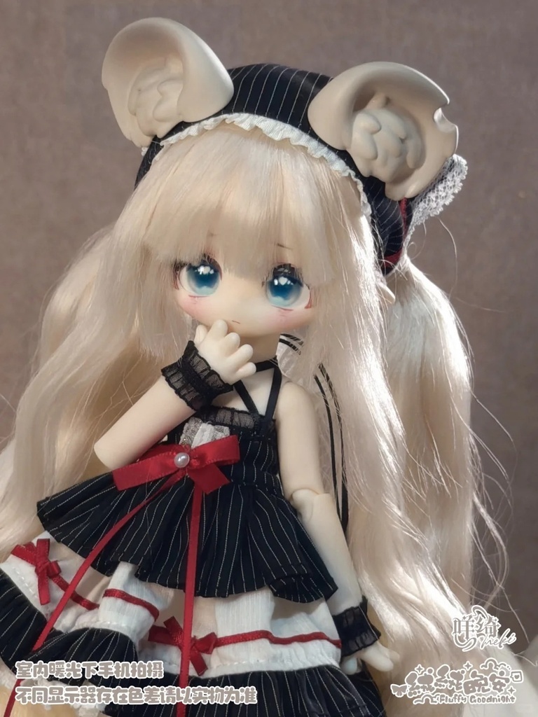 「受注」꒰もふもふおやすみ☁꒱「1/6 BJD 植毛ドール」ブラインドボックス