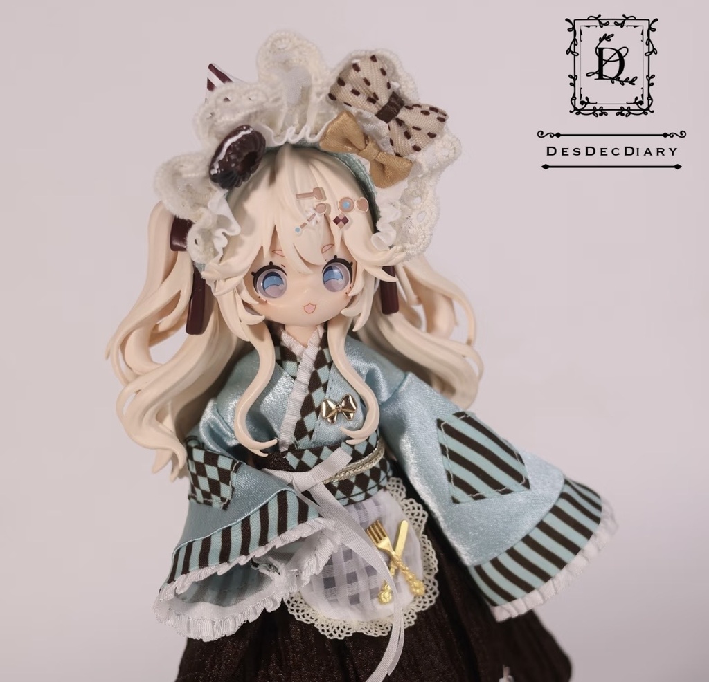 「受注」꒰三色菓子舗꒱「1/8 ・1/12ドール服 OB11/OF」